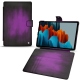 Samsung Galaxy Tab S7 leather case - Violet Patine