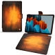 Housse cuir Samsung Galaxy Tab S7 - Fauve Patine