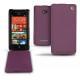 가죽 커버 HTC Windows Phone 8X  - Lie de vin ( Pantone 5115C ) 