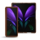 Coque cuir Samsung Galaxy Z Fold2 - Marron ( Nappa - Pantone 1615C ) 