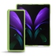 Samsung Galaxy Z Fold2 leather cover - Vert olive ( Nappa - Pantone 578U ) 