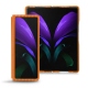 Lederschutzhülle Samsung Galaxy Z Fold2 - Abaca arancio