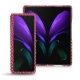Lederschutzhülle Samsung Galaxy Z Fold2 - Serpent ciclamino