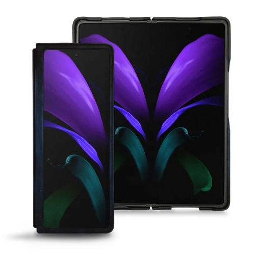 Lederschalen für Samsung Galaxy Z Fold2Bleu Patine