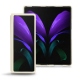 Samsung Galaxy Z Fold2 leather cover - Blanc PU