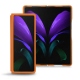 Coque cuir Samsung Galaxy Z Fold2 - Orange PU