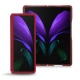 Samsung Galaxy Z Fold2 leather cover - Rouge passion