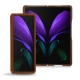 Samsung Galaxy Z Fold2 leather cover - Marron Veggie