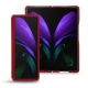 Lederschutzhülle Samsung Galaxy Z Fold2 - Rouge - Couture ( Nappa - Pantone 199C ) 