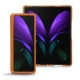 Coque cuir Samsung Galaxy Z Fold2 - Mandarine vintage - Couture