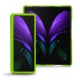 Funda de piel Samsung Galaxy Z Fold2 - Vert fluo - Couture
