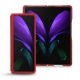 Coque cuir Samsung Galaxy Z Fold2 - Rouge troupelenc - Couture