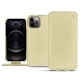 Lederschutzhülle Apple iPhone 12 Pro Max - Beige ( Nappa - Pantone 7502C ) 