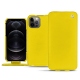 Funda de piel Apple iPhone 12 Pro Max - Jaune fluo