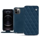 Funda de piel Apple iPhone 12 Pro Max - Blu mediterran - Couture