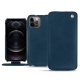 Apple iPhone 12 Pro Max leather case - Blu mediterran