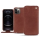 レザーケース Apple iPhone 12 Pro Max - Passion vintage ( Glutton - Red ) 