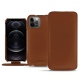 レザーケース Apple iPhone 12 Pro Max - Marron PU