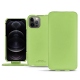 Custodia in pelle Apple iPhone 12 Pro Max - Vert olive PU