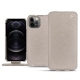 Housse cuir Apple iPhone 12 Pro Max - Taupe innocent