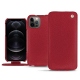 Housse cuir Apple iPhone 12 Pro Max - Rouge passion
