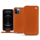Custodia in pelle Apple iPhone 12 Pro Max - Orange vibrant