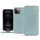 가죽 커버 Apple iPhone 12 Pro - Bleu ciel ( Nappa - Pantone 277C ) 