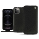 Custodia in pelle Apple iPhone 12 Pro - Ebène ( Sleek P C12 - Black ) 
