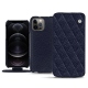 가죽 커버 Apple iPhone 12 Pro - Cobalt - Couture ( Pantone 2766C ) 