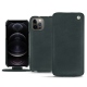 Capa em pele Apple iPhone 12 Pro - Blu marino