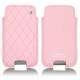 Samsung GT-i9500 Galaxy S IV leather case - Rose - Couture ( Nappa - Pantone 2365C ) 