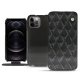 Lederschutzhülle Apple iPhone 12 Pro - Onyx - Couture