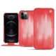 Apple iPhone 12 Pro leather case - Rose Patine