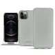Capa em pele Apple iPhone 12 Pro - Gris PU