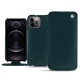 가죽 커버 Apple iPhone 12 Pro - Bleu Veggie