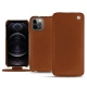 Capa em pele Apple iPhone 12 Pro - Marron Veggie