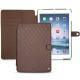 Housse cuir Apple iPad Air - Châtaigne - Couture ( Pantone 476C ) 