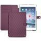 硬质真皮保护套 Apple iPad Air - Lie de vin - Couture ( Pantone 5115C ) 
