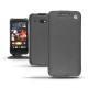 Lederschutzhülle HTC Desire 601  - Ebène ( Sleek P C12 - Black ) 
