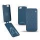 Housse cuir Apple iPhone 5S  - Blu mediterran - Couture