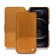 Apple iPhone 12 Pro Max leather case - Or Maïa ( Pantone 871C ) 