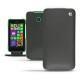 Custodia in pelle Nokia Lumia 630 - 635 - Noir ( Nappa - Black ) 