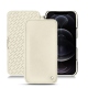 가죽 커버 Apple iPhone 12 Pro Max - Blanc (  Nappa - White ) 
