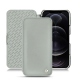 Lederschutzhülle Apple iPhone 12 Pro Max - Gris ( Nappa - Pantone W428C ) 