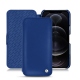 Apple iPhone 12 Pro Max leather case - Bleu océan ( Nappa - Pantone 293C ) 
