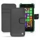 Custodia in pelle Nokia Lumia 630 - 635 - Noir ( Nappa - Black ) 