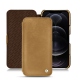 가죽 커버 Apple iPhone 12 Pro Max - Sable vintage ( Roughtcut - Gaucho#57254 ) 