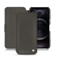 Apple iPhone 12 Pro Max leather case - Anthracite ( Pantone 424C ) 