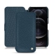 가죽 커버 Apple iPhone 12 Pro Max - Indigo ( Pantone 303U ) 