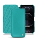 Custodia in pelle Apple iPhone 12 Pro Max - Bleu fluo